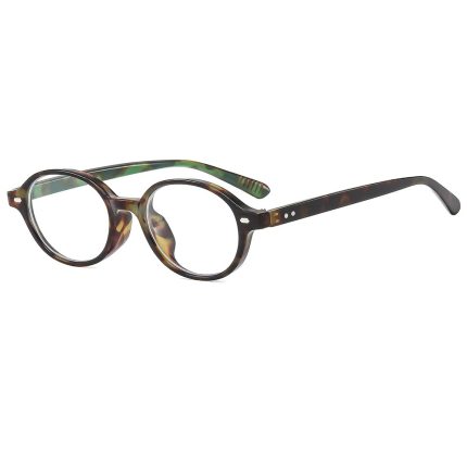 Tortoiseshell Small Frame Sunglasses - Vintage Oval Design, Premium Style UV Protection